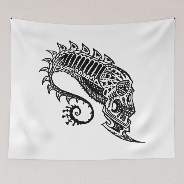 Item preview, Alien Snake Skull designed and sold by JuicySchinken.