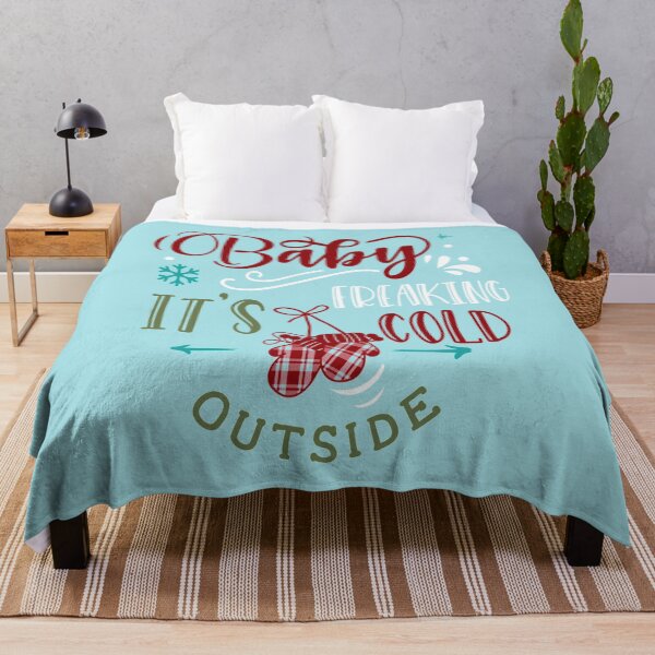 Item preview, Baby Its Freaking Cold Outside Funny Sarcastic Christmas designed and sold by Wicked-Chic.