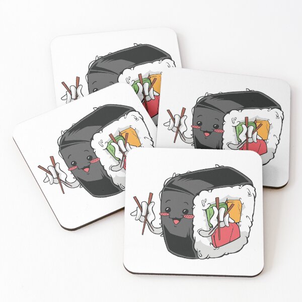 Item preview, Cute Kawaii Sushi Roll designed and sold by OnepixArt.