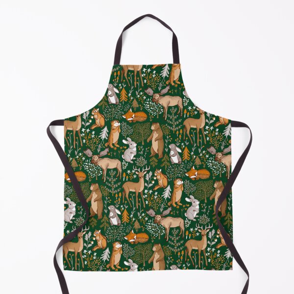 Item preview, cute forest - green designed and sold by Petit Faon Prints.