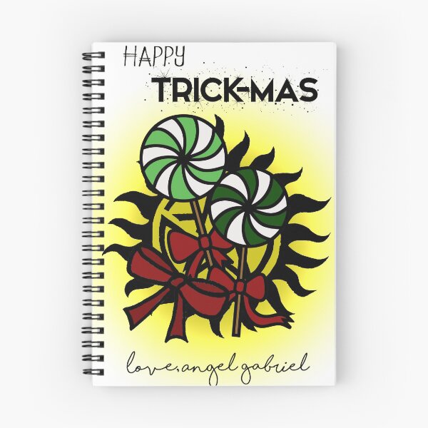 Item preview, INKStyle 'Happy Trick-mas' Supernatural Christmas Graphic designed and sold by FandomINK.