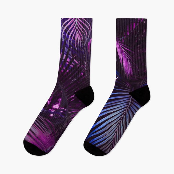 Item preview, Vaporwave Palm Leaves designed and sold by Lunar009.