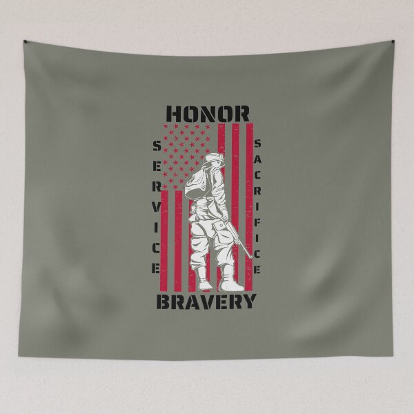Item preview, Military honor service sacrifice bravery designed and sold by CultOfHustlers.