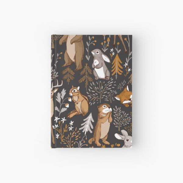 cute forest Hardcover Journal
