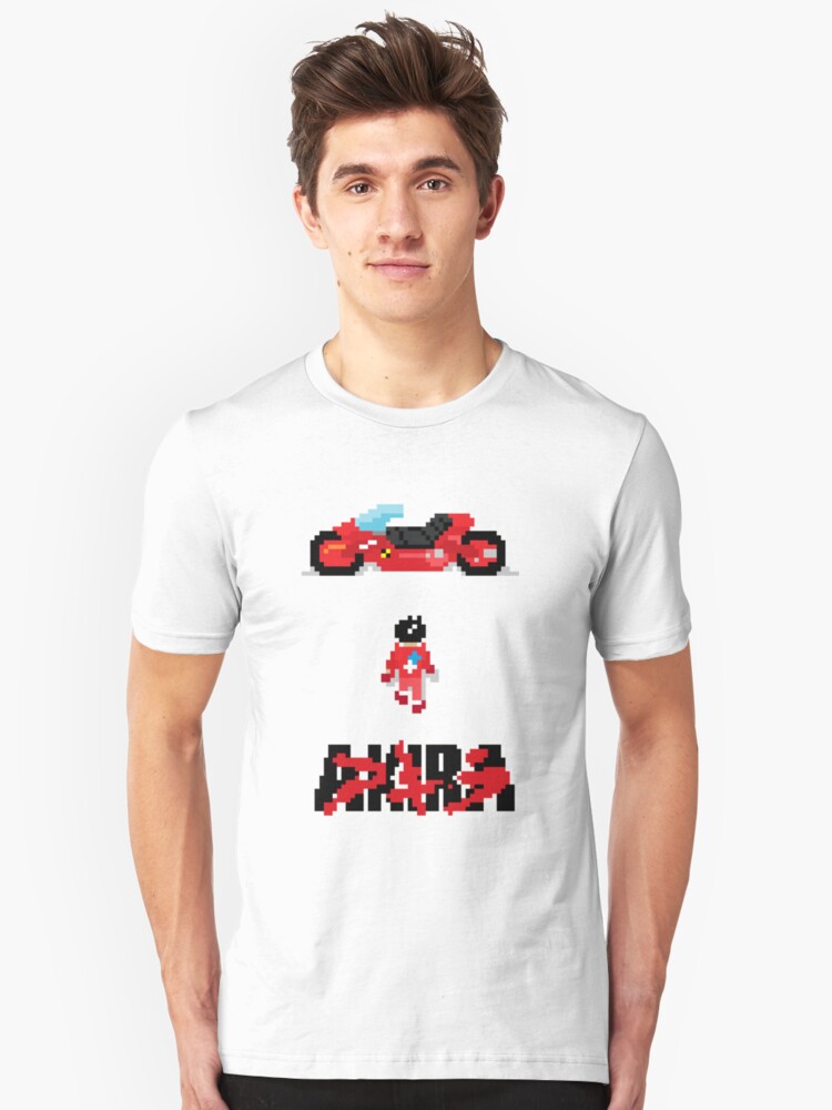 Alternate view of 8-Bit Neo-Tokyo! Slim Fit T-Shirt