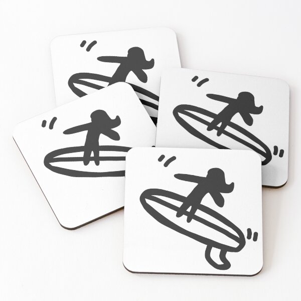 Item preview, Surfing surf life surf draw minimal surfer  designed and sold by Tropical Blood.