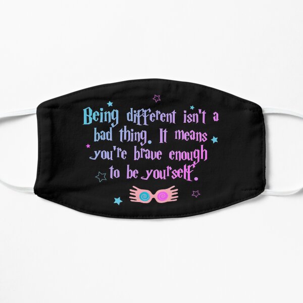 Being different isn´t a bad thing Flat Mask