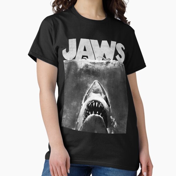 Women's T-Shirts [Out of Print] Peter Benchley / Jaws Dolman Tee (Vintage Navy) (Womens) Jaws by Peter Benchley Book Cover tees and tote bag — Out of