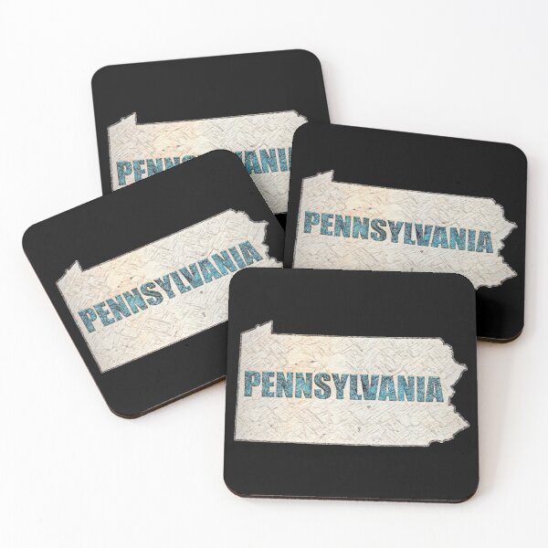 Item preview, State Of Pennsylvania Map Designed designed and sold by AlanPhotoArt.