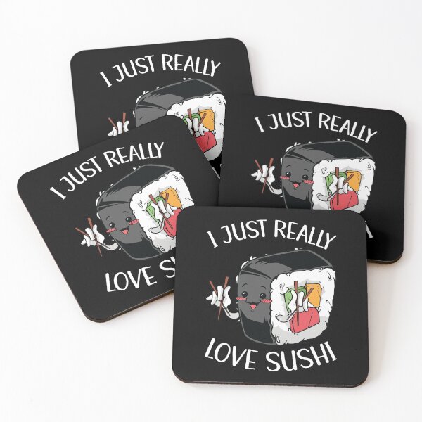 Item preview, I Just Really Love Sushi Cute Kawaii Sushi  designed and sold by OnepixArt.