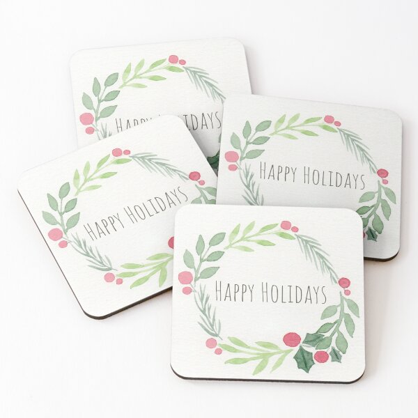 Item preview, Happy Holidays Wreath designed and sold by Carol Esteves.
