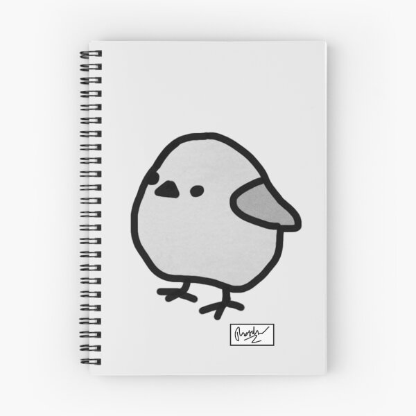 Item preview, Light Gray Bird Doodle designed and sold by tdoodles.