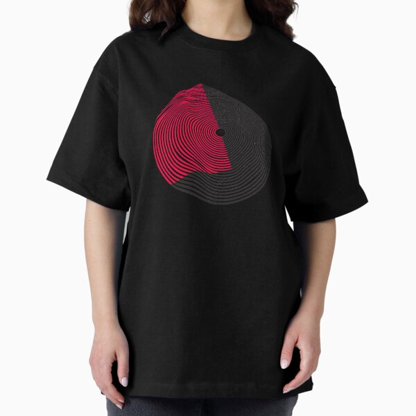 Suza Wave Red Oversized T-Shirt