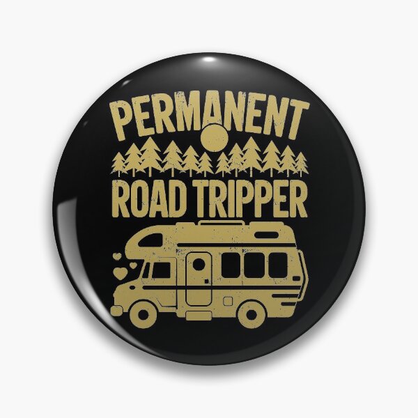 Item preview, Permanent Road Tripper Funny Camping designed and sold by GravitiTees.