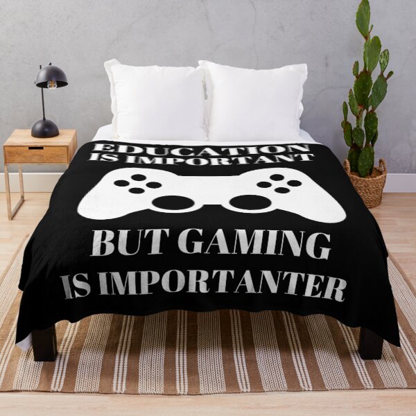 Item preview, education is important but gaming is  importanter designed and sold by berenger04.