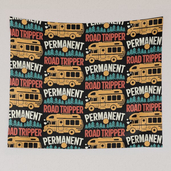 Item preview, Permanent Road Tripper RV Traveler designed and sold by GravitiTees.