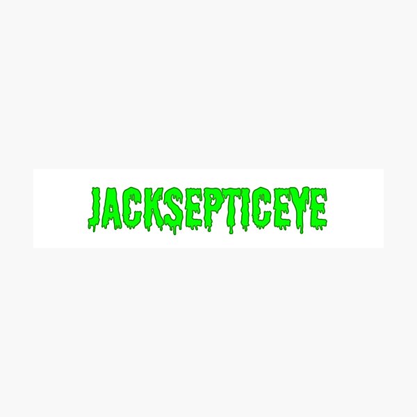 Youtube Gaming Photographic Prints Redbubble - jacksepticeye speed is key logo roblox