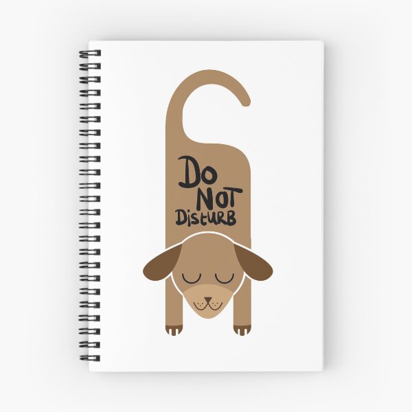 Item preview, Do Not Disturb Cute Dog designed and sold by Opal Print.