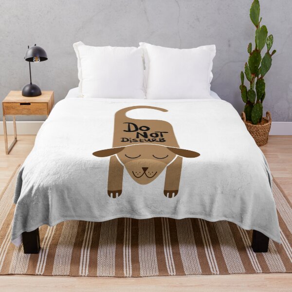 Item preview, Do Not Disturb Cute Dog designed and sold by Opal Print.