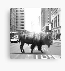 STREET WALKER Metal Print