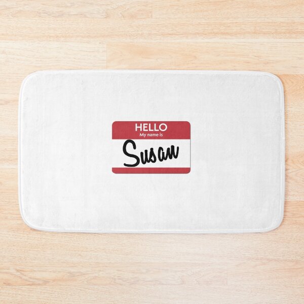 Item preview, Hello My Name Is Susan Name Tag designed and sold by Original Cheddar.