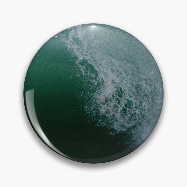 Item preview, Beautiful swirling dark green ocean waves with white foam for surfing designed and sold by Vero De.