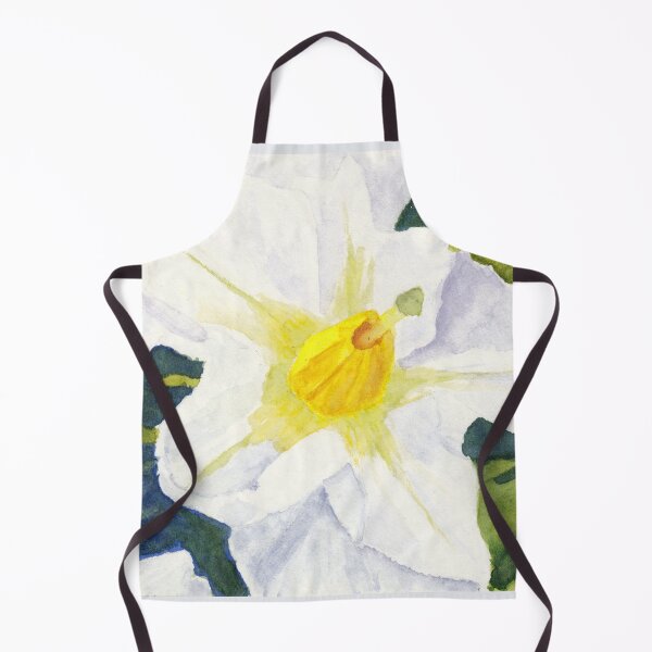 Item preview, Ode To Georgia #2 - White Potato Blossoms designed and sold by The Elderberry Blossom.