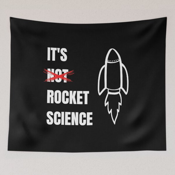 Item preview, It's not rocket science  designed and sold by GraphicTeesSuck.