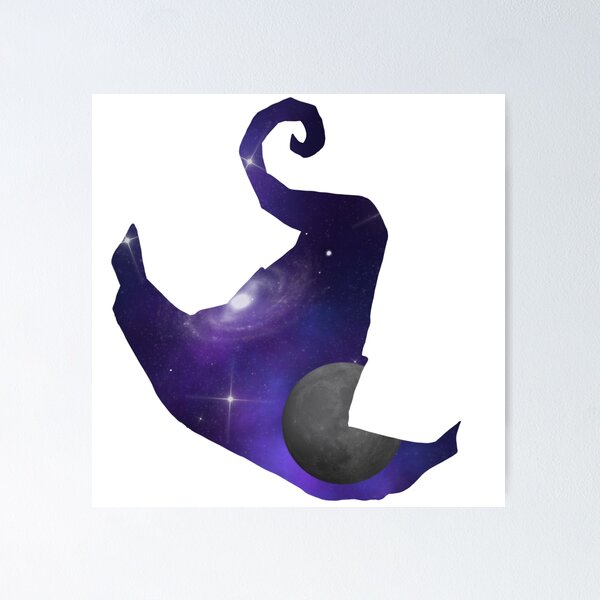 Item preview, Sombrero de bruja galaxia designed and sold by Chronically-art.