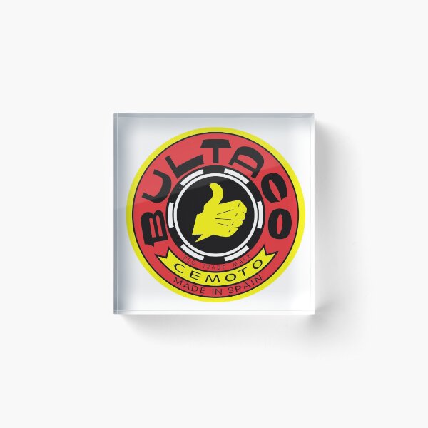 Bultaco Motorcycles Acrylic Block