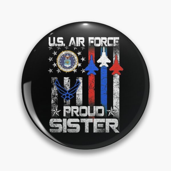 Item preview, Proud Air Force Sister T-Shirt American Flag Veteran Gift designed and sold by Jody49.