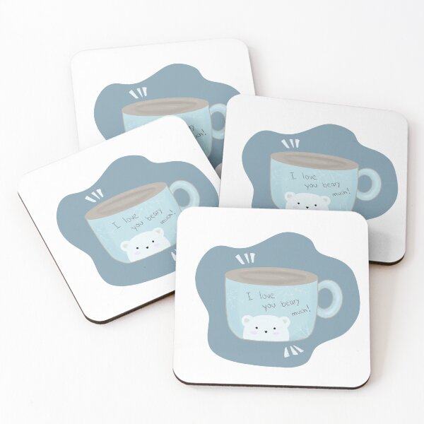 Item preview, I love you beary much mug designed and sold by creativef0x.