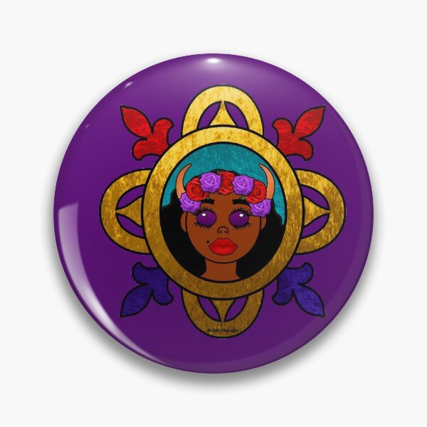 Item preview, Horned Afro Queen designed and sold by artbyomega.