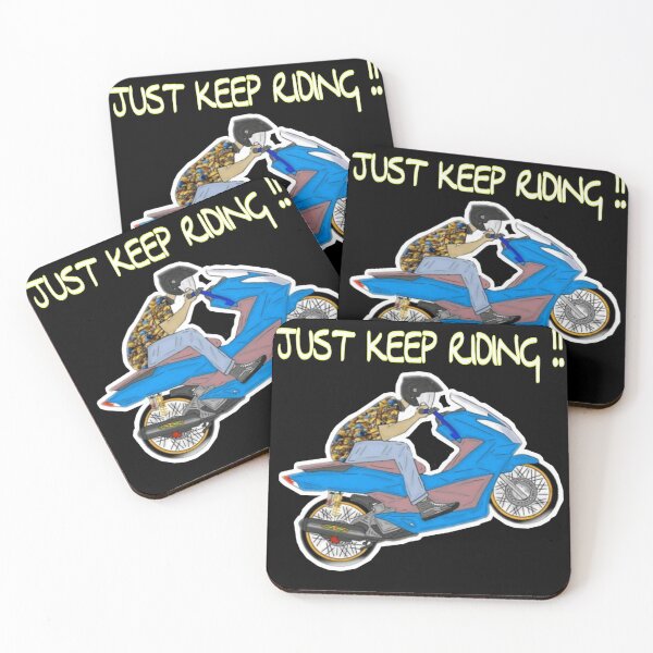 Item preview, Just keep biking designed and sold by Drawourdestiny ..