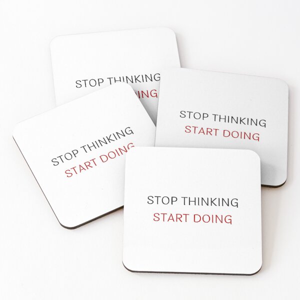 Item preview, Stop thinking start doing designed and sold by Inspirationmotivation.