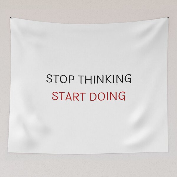 Item preview, Stop thinking start doing designed and sold by Inspirationmotivation.