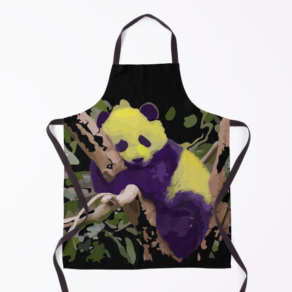 Item preview, Panda - Purple Yellow designed and sold by KiannasMind.