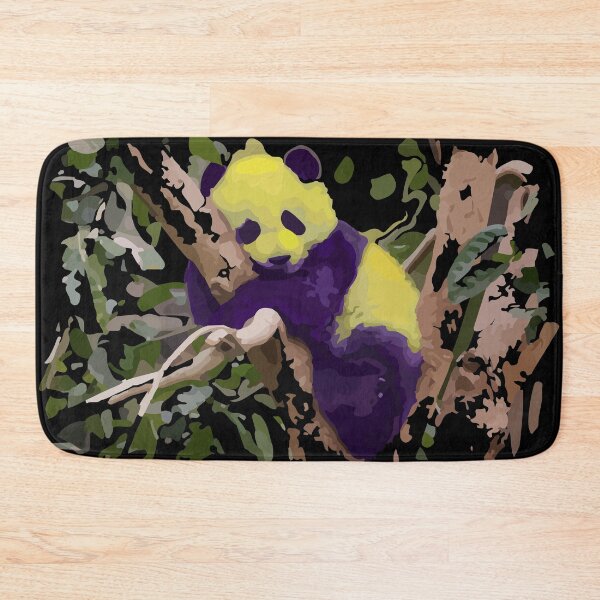 Item preview, Panda - Purple Yellow designed and sold by KiannasMind.