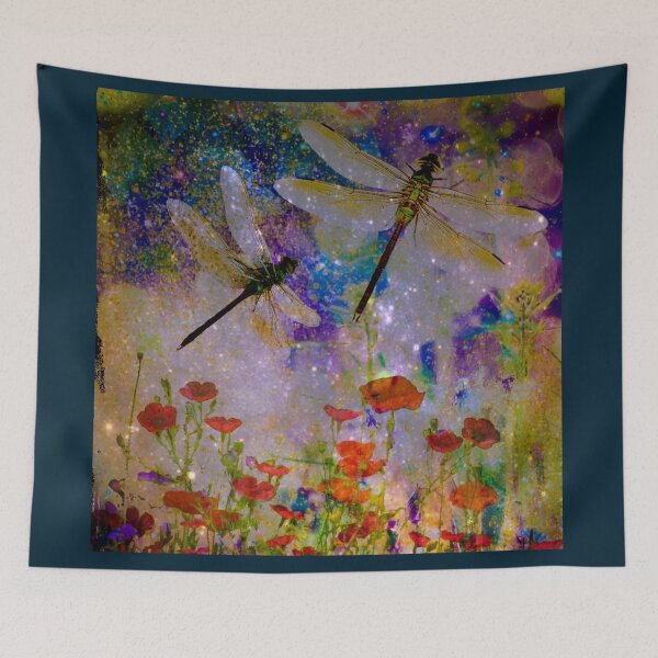 Item preview, Summer And Dragonflies designed and sold by SoozSilverTree.