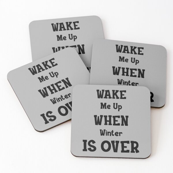 Item preview, Wake Me Up When Winter Is Over designed and sold by RaRa-Design.