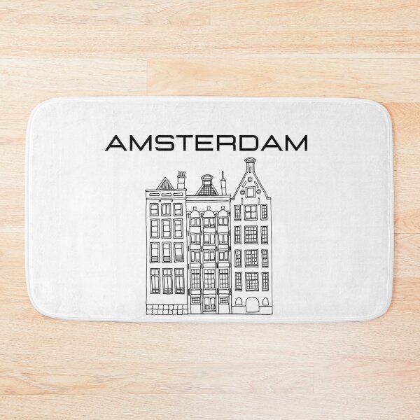 Aperçu de l'œuvre Amsterdam,T-shirt classique créée et vendue par lhousshop.