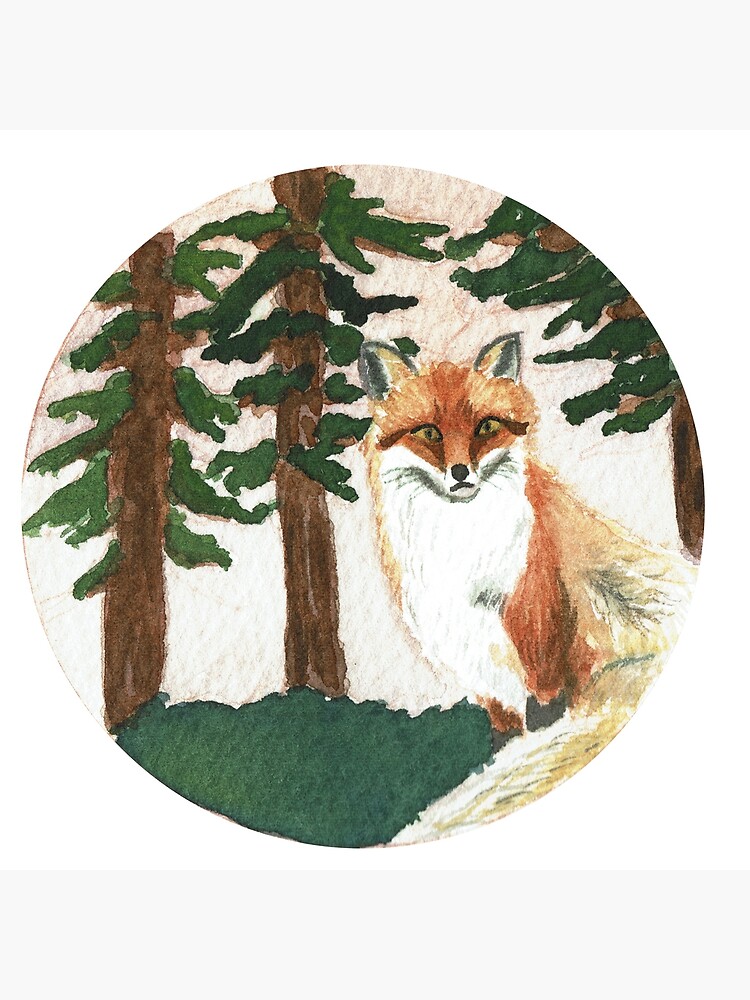 Plaque Murale En Bois Renard - Déco Cottagecore - Art Mural Forêt Gothique