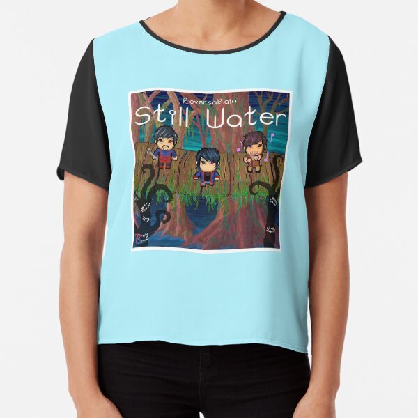 Still Water (ReversalRain) Chiffon Top