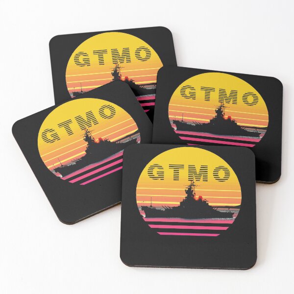 Item preview, GTMO - Vintage Guantanamo Bay Cuba Sunset designed and sold by WOTUFAKA.