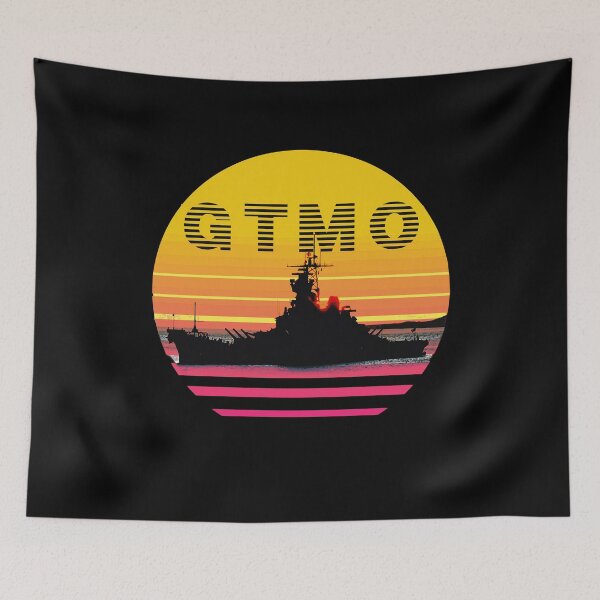 Item preview, GTMO - Vintage Guantanamo Bay Cuba Sunset designed and sold by WOTUFAKA.