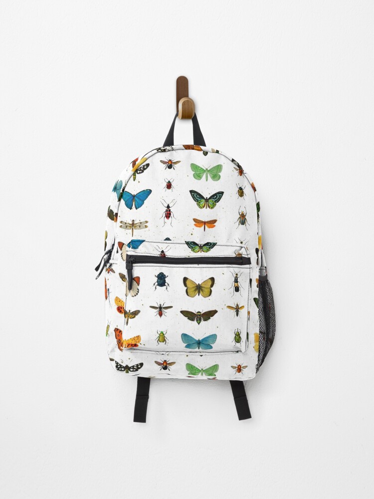 Vintage Butterfly Backpack Horeoi Vintage Butterfly Green Print Casual Backpack for  main image 4