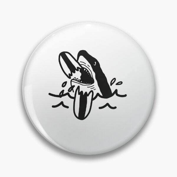 Item preview, Shark life surf surfing breaking surfboards retro  designed and sold by Tropical Blood.