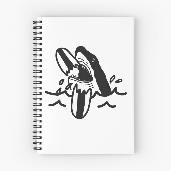 Item preview, Shark life surf surfing breaking surfboards retro  designed and sold by Tropical Blood.