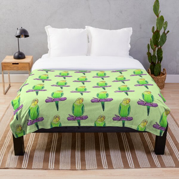 Item preview, Green Budgie Parakeet designed and sold by NiceButton.