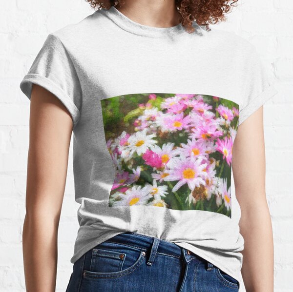 Floral Print After Monet Classic T-Shirt
